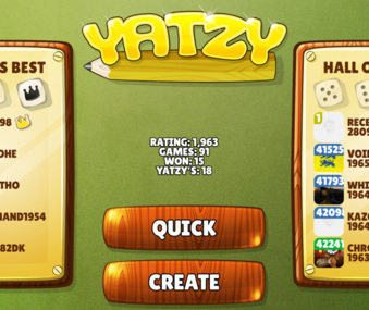Yatzy screenshot