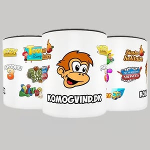 🐵 Nyt Komogvind-krus og abe-T-shirts på lager! ☕ image